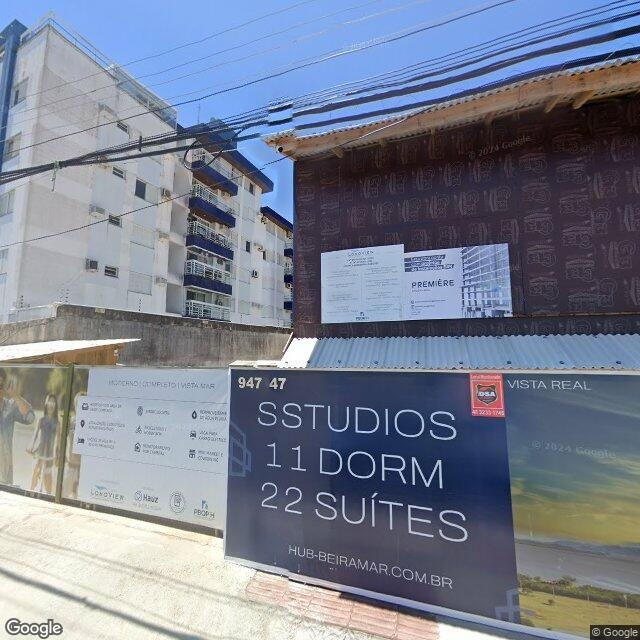 Imagem estática do "Street View" da localização