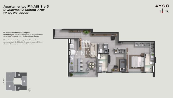 Apartamento, 2 quartos, 76 m² - Foto 12