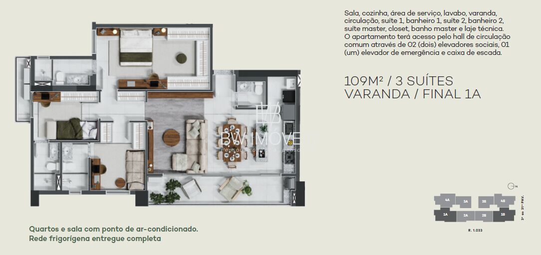 Apartamento, 3 quartos, 109 m² - Foto 13