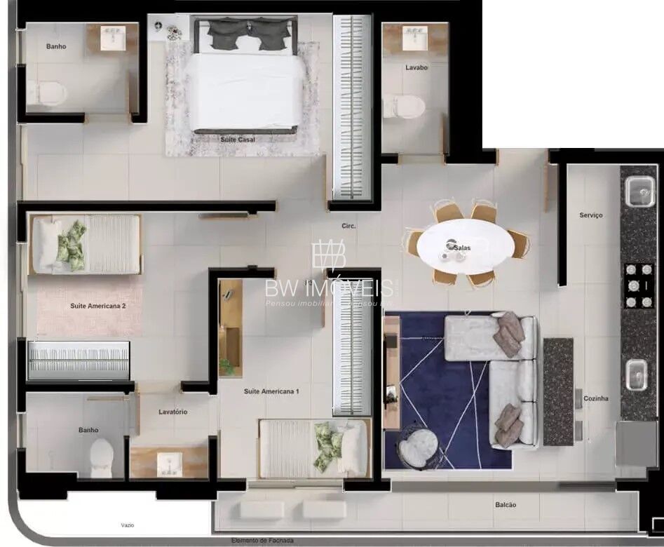 Apartamento, 3 quartos, 82 m² - Foto 35