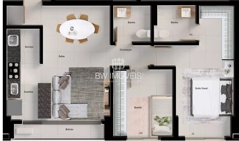 Apartamento, 2 quartos, 66 m² - Foto 14