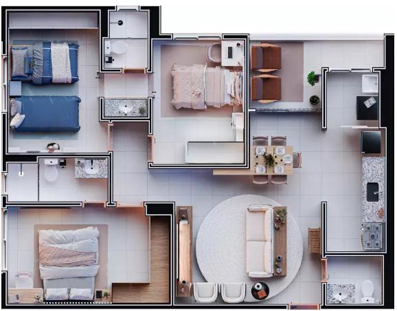 Apartamento à venda com 3 quartos, 85m² - Foto 15