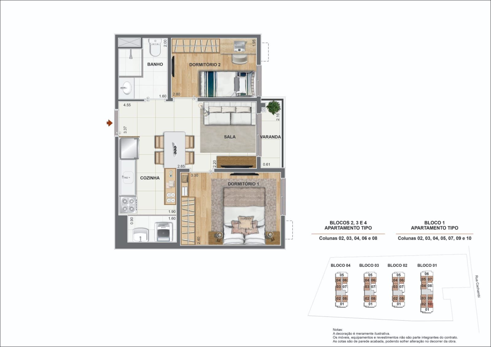 Apartamento à venda com 3 quartos, 63m² - Foto 43