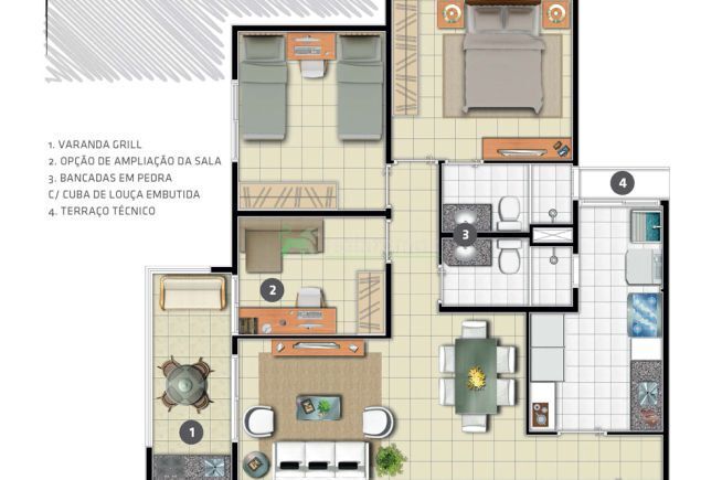 Apartamento, 2 quartos, 60 m² - Foto 29