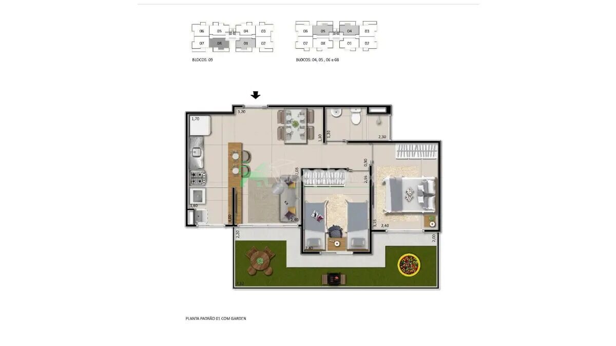 Apartamento, 2 quartos, 57 m² - Foto 14