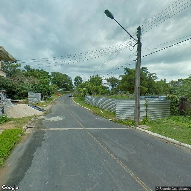 Imagem estática do "Street View" da localização