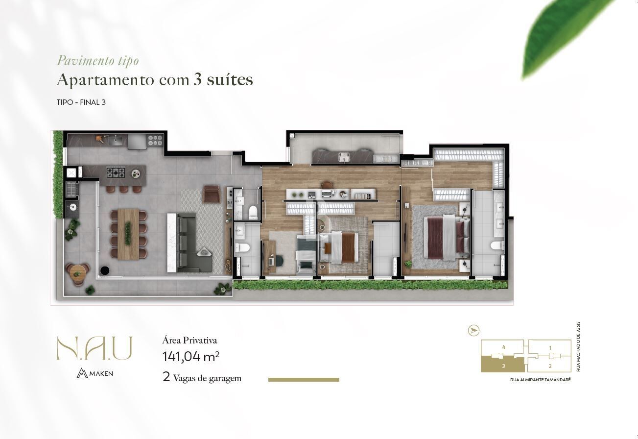 Apartamento, 3 quartos, 146 m² - Foto 43