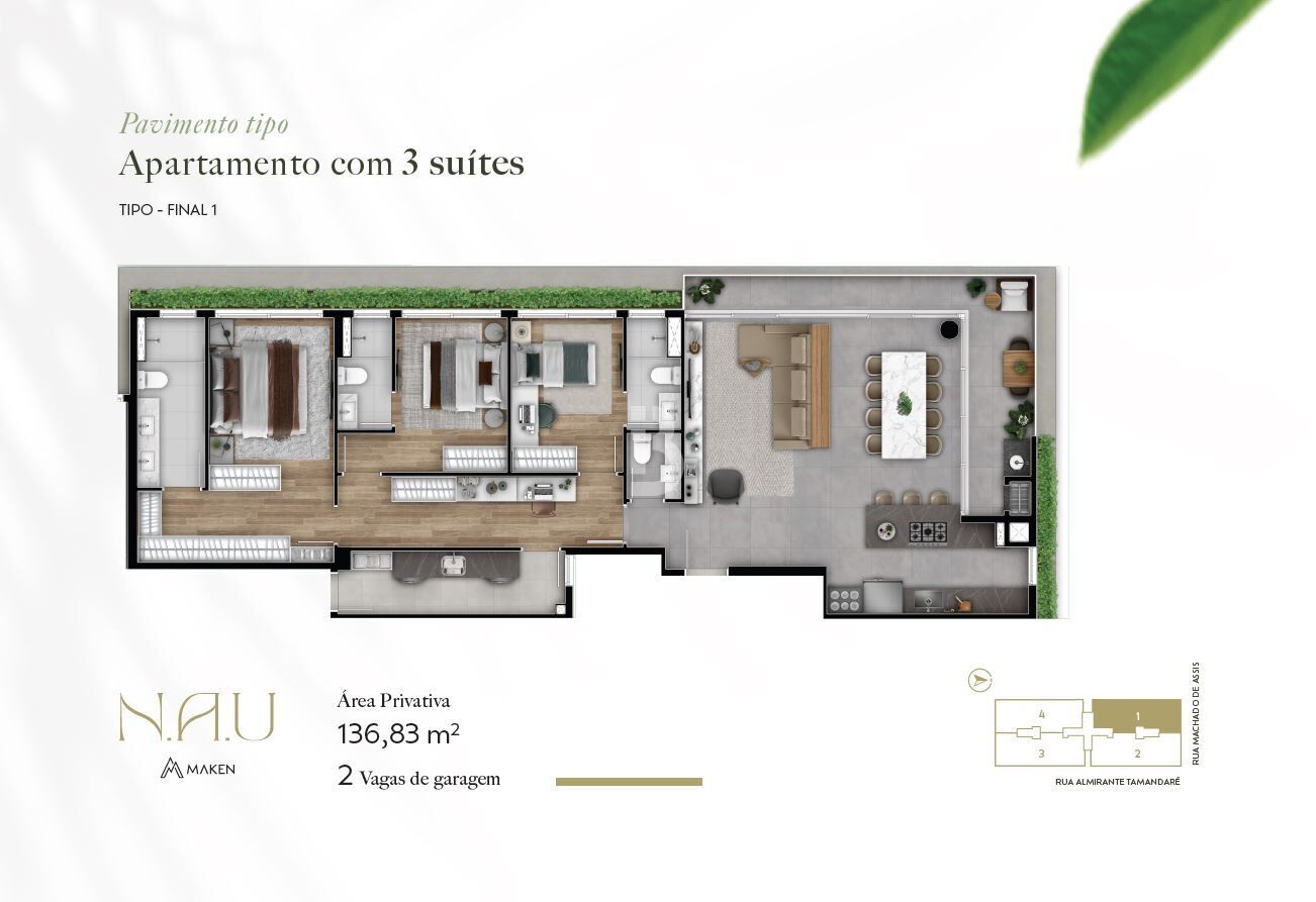 Apartamento, 3 quartos, 146 m² - Foto 41