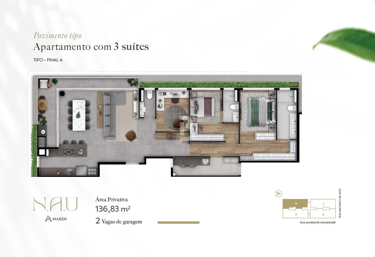 Apartamento, 3 quartos, 146 m² - Foto 44