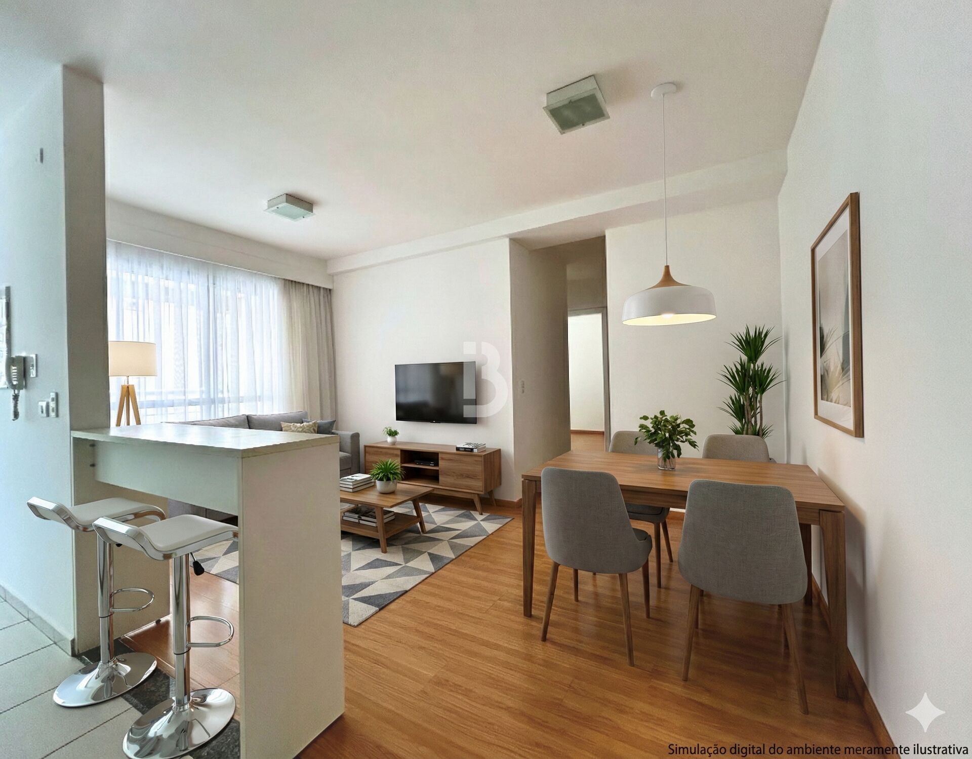 Apartamento, 2 quartos, 60 m² - Foto 1