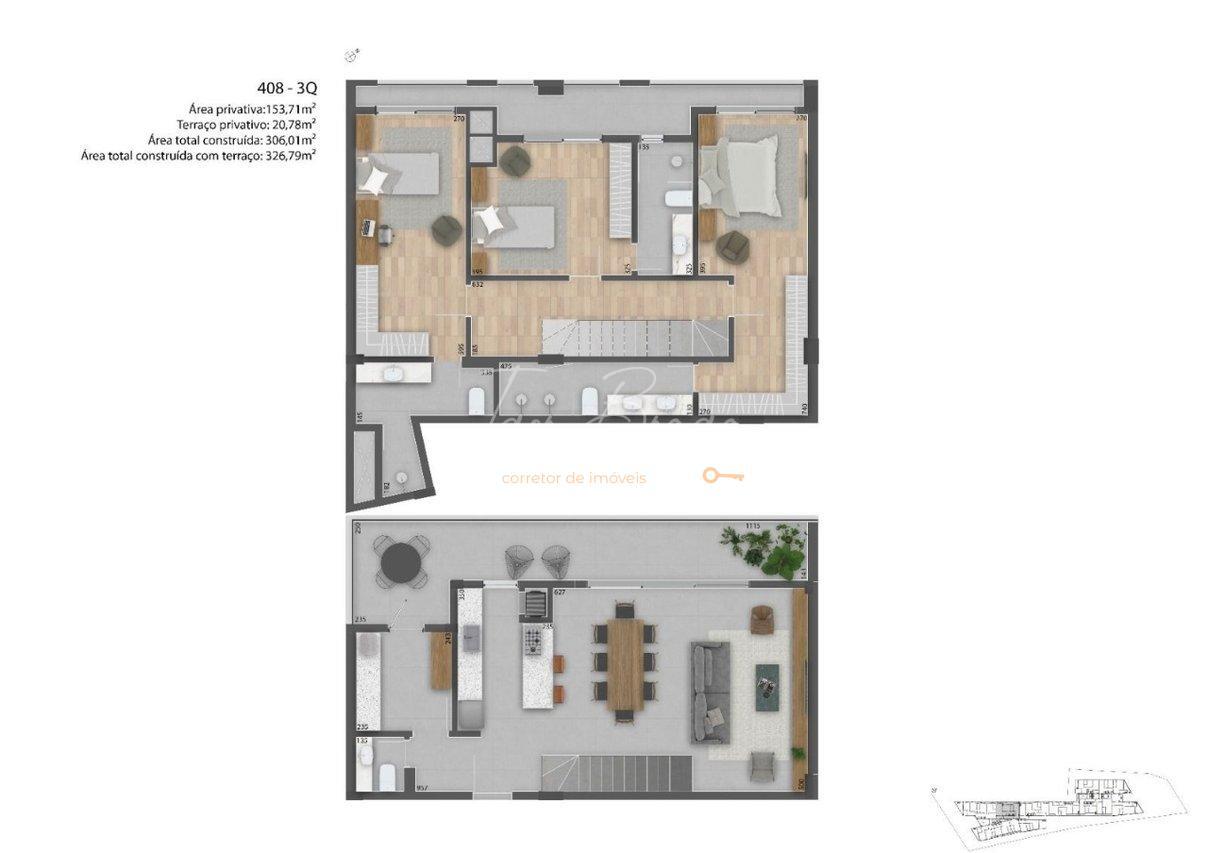 Apartamento à venda com 3 quartos, 262m² - Foto 27