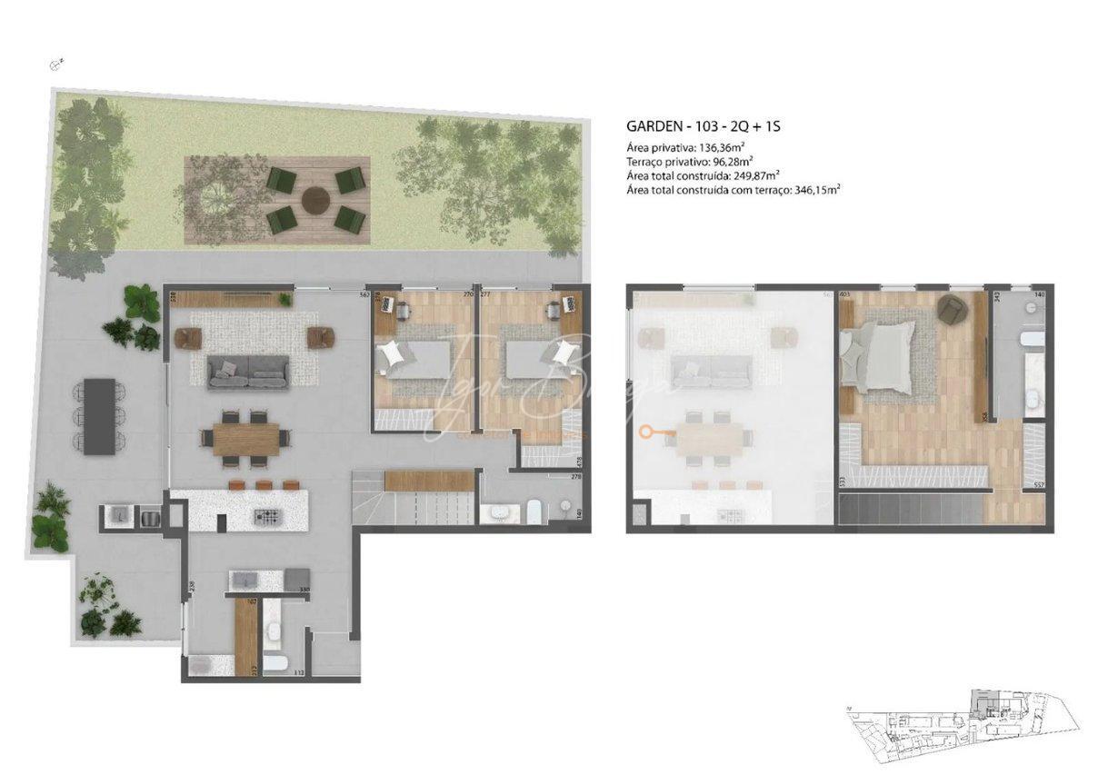 Apartamento à venda com 3 quartos, 262m² - Foto 13