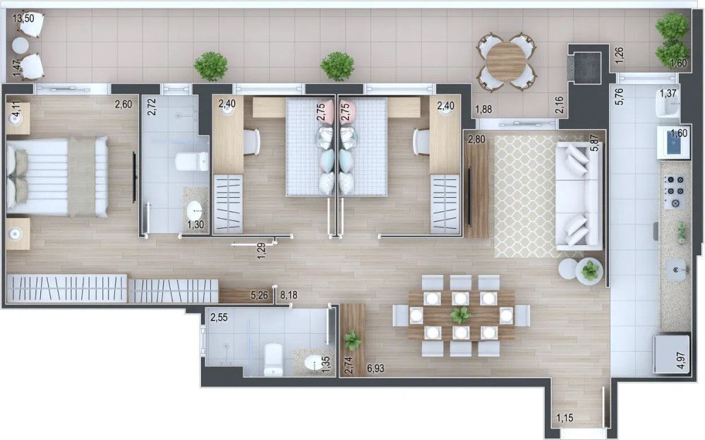 Apartamento, 3 quartos, 83 m² - Foto 30