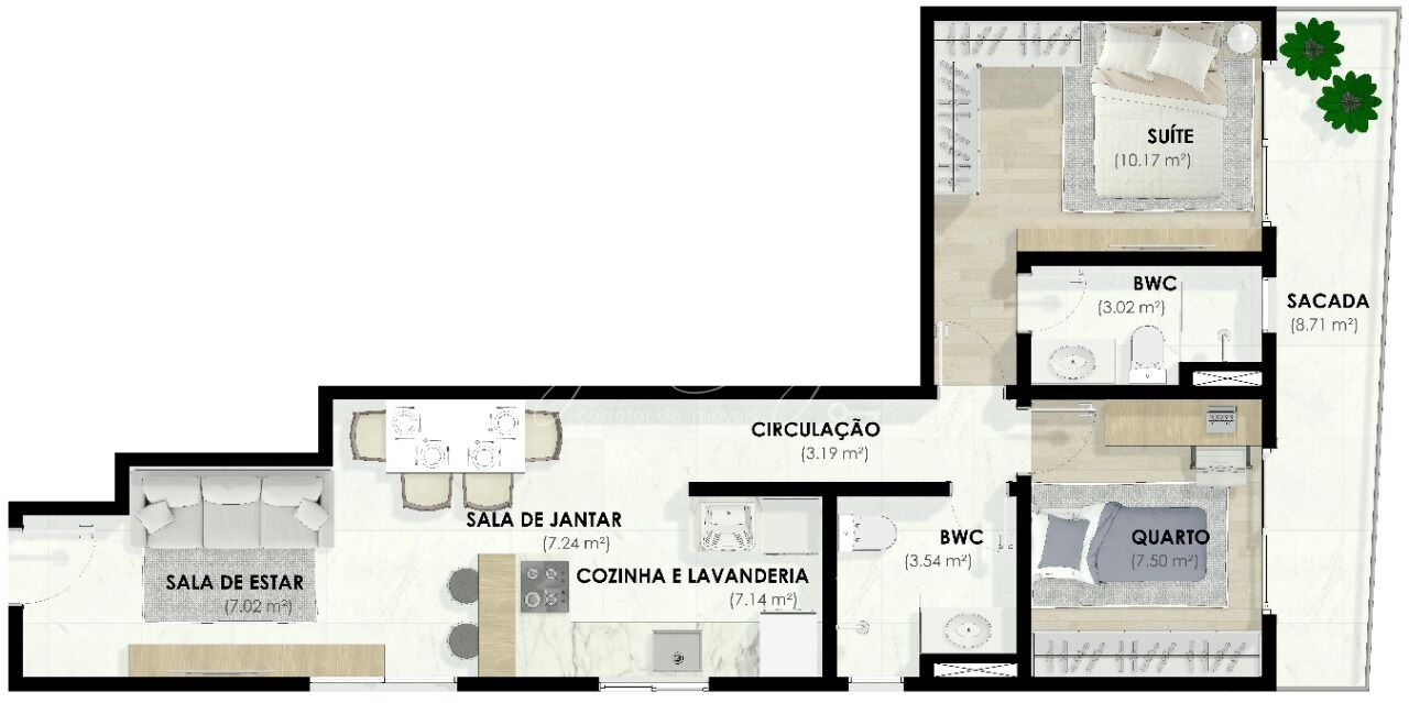 Apartamento à venda com 2 quartos, 45m² - Foto 9