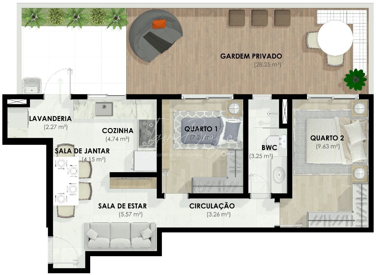 Apartamento à venda com 2 quartos, 45m² - Foto 13