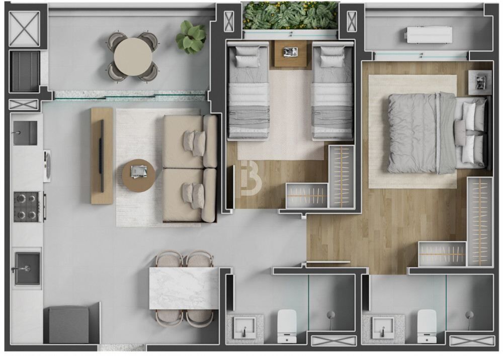 Apartamento, 2 quartos, 72 m² - Foto 44