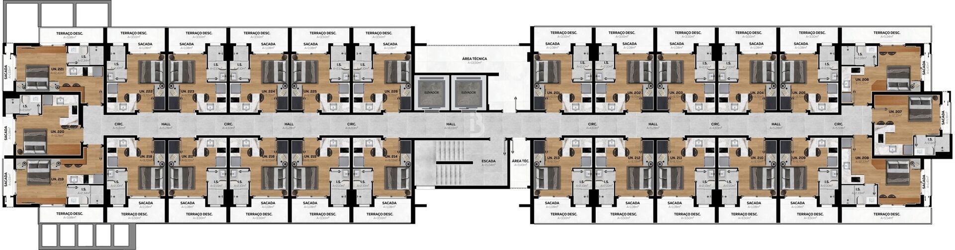 Apartamento, 1 quarto, 20 m² - Foto 18