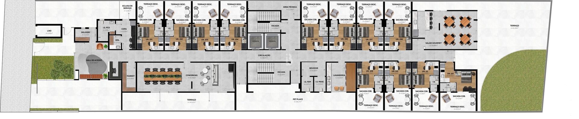 Apartamento, 1 quarto, 20 m² - Foto 16