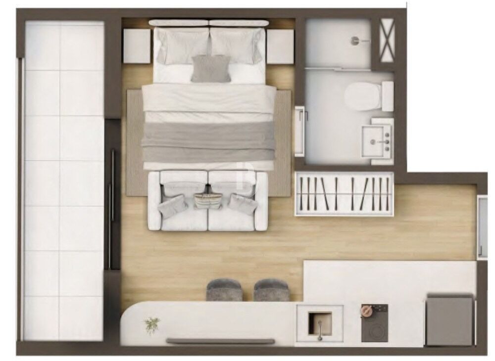 Apartamento, 1 quarto, 20 m² - Foto 28