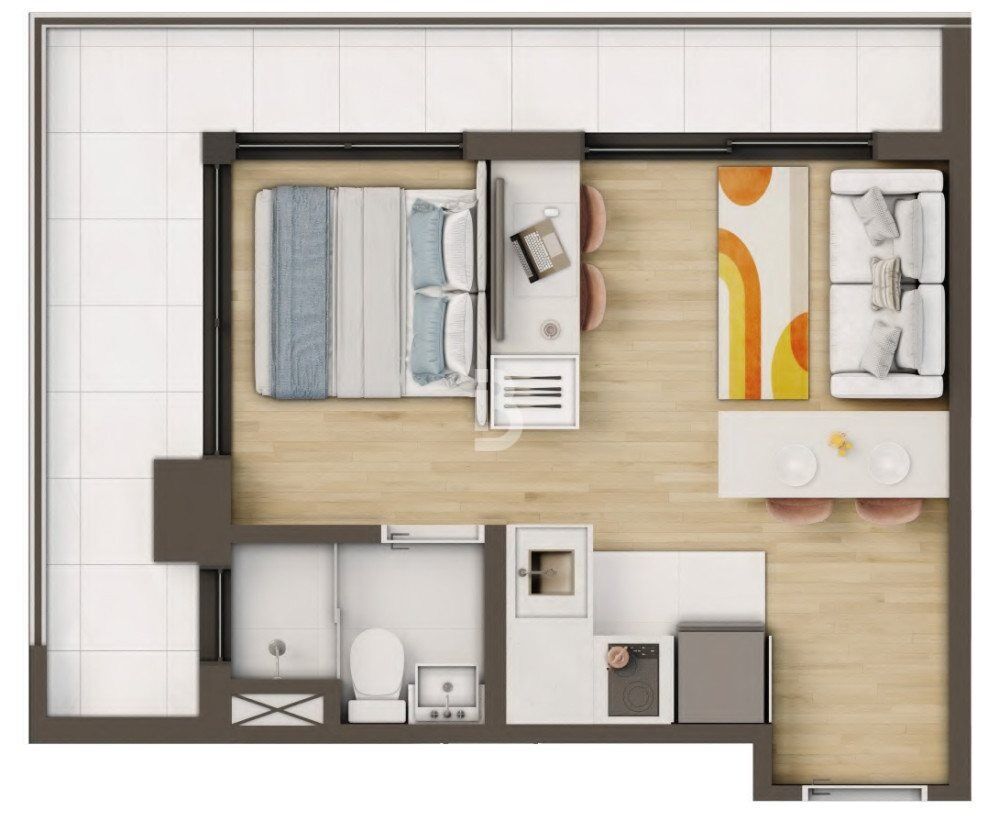 Apartamento, 1 quarto, 20 m² - Foto 29