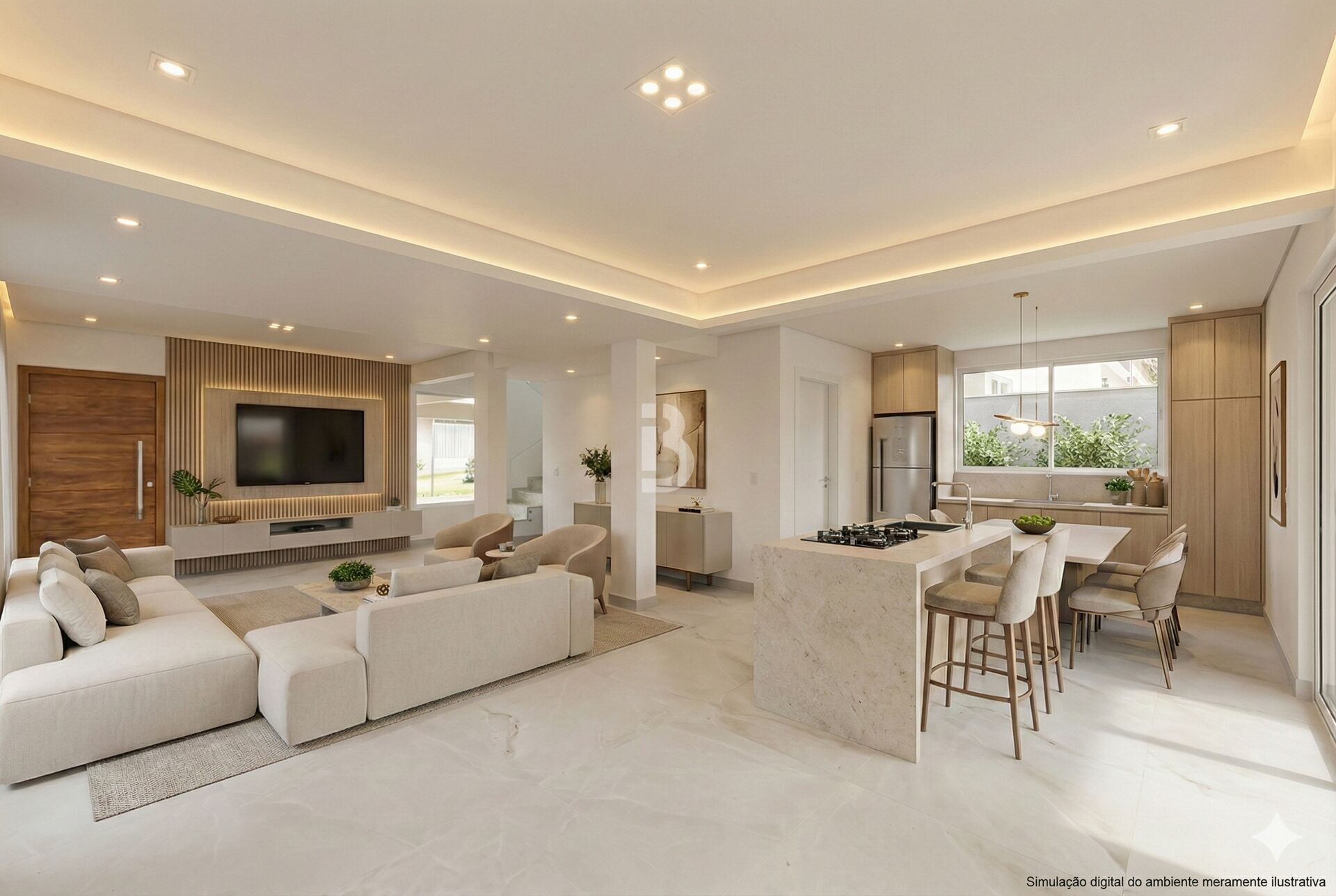 Casa de Condomínio, 3 quartos - Foto 1