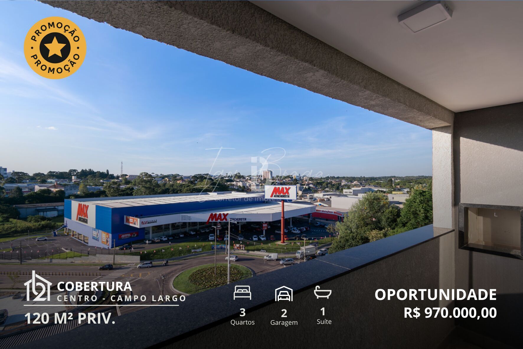 Cobertura à venda com 3 quartos, 120m² - Foto 1