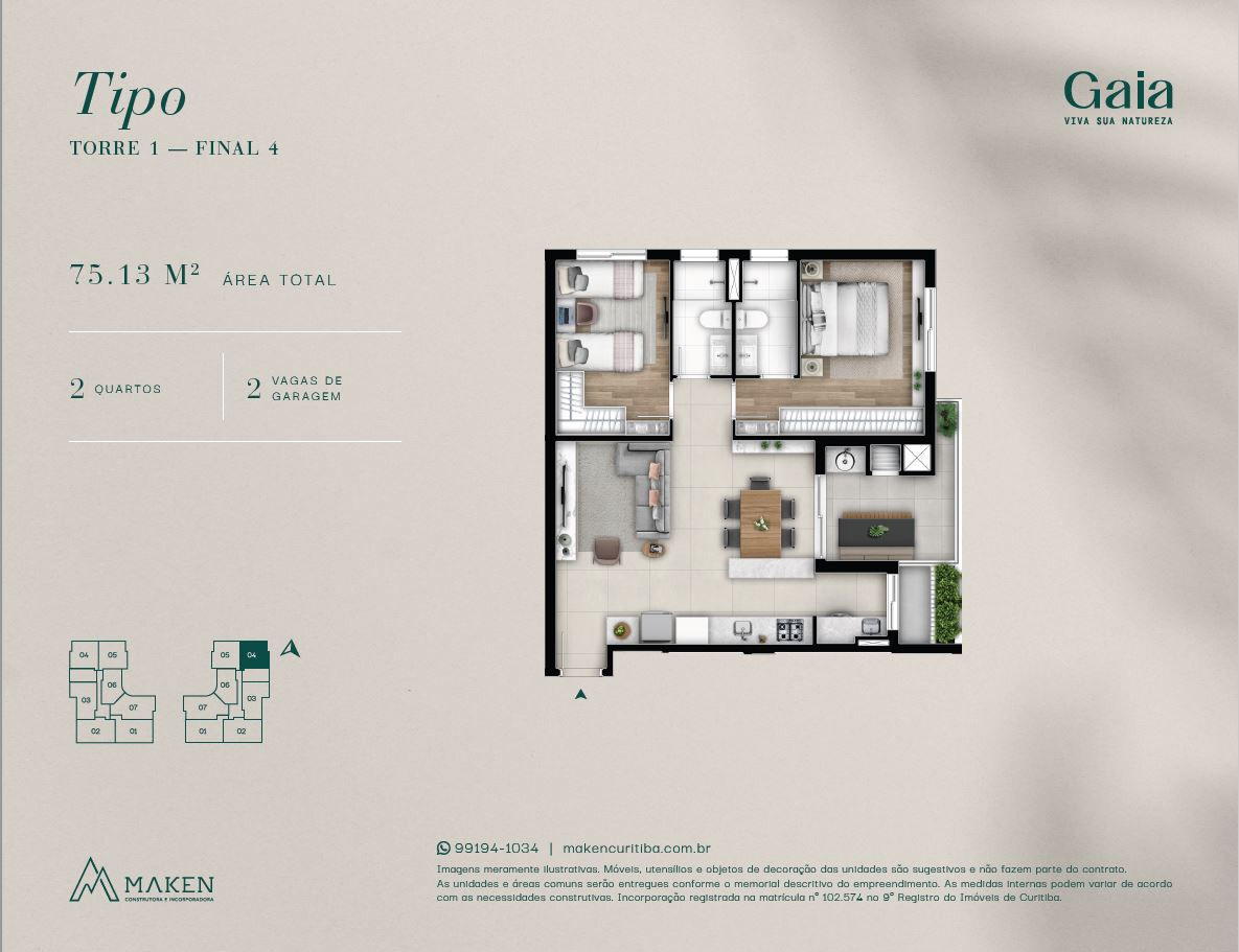 Apartamento, 2 quartos, 68 m² - Foto 51