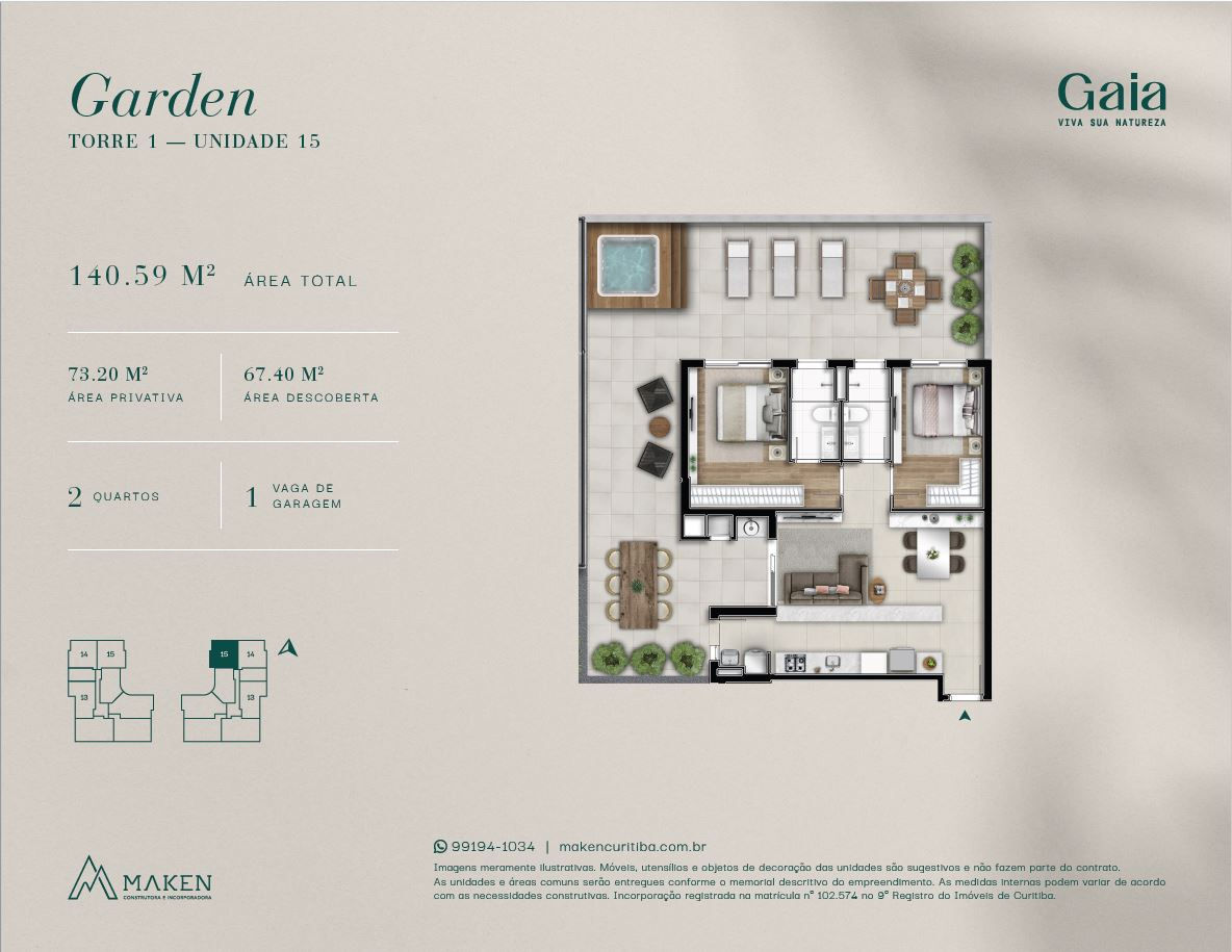 Apartamento, 2 quartos, 68 m² - Foto 43