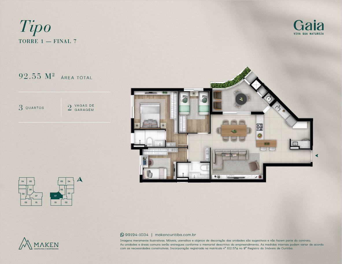 Apartamento, 2 quartos, 68 m² - Foto 53