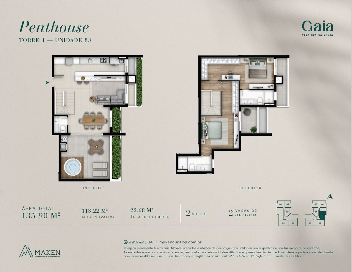 Apartamento, 2 quartos, 68 m² - Foto 44