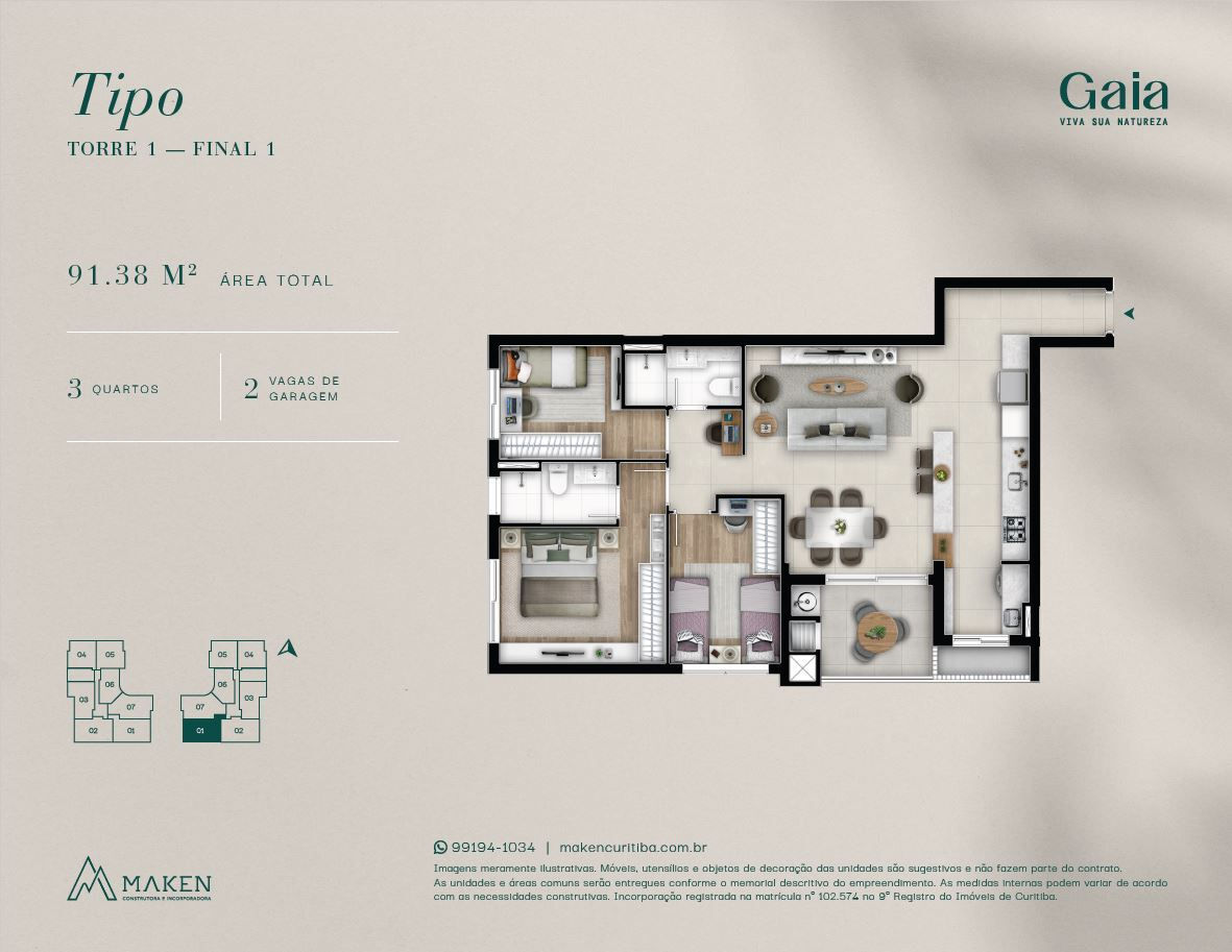 Apartamento, 2 quartos, 68 m² - Foto 47