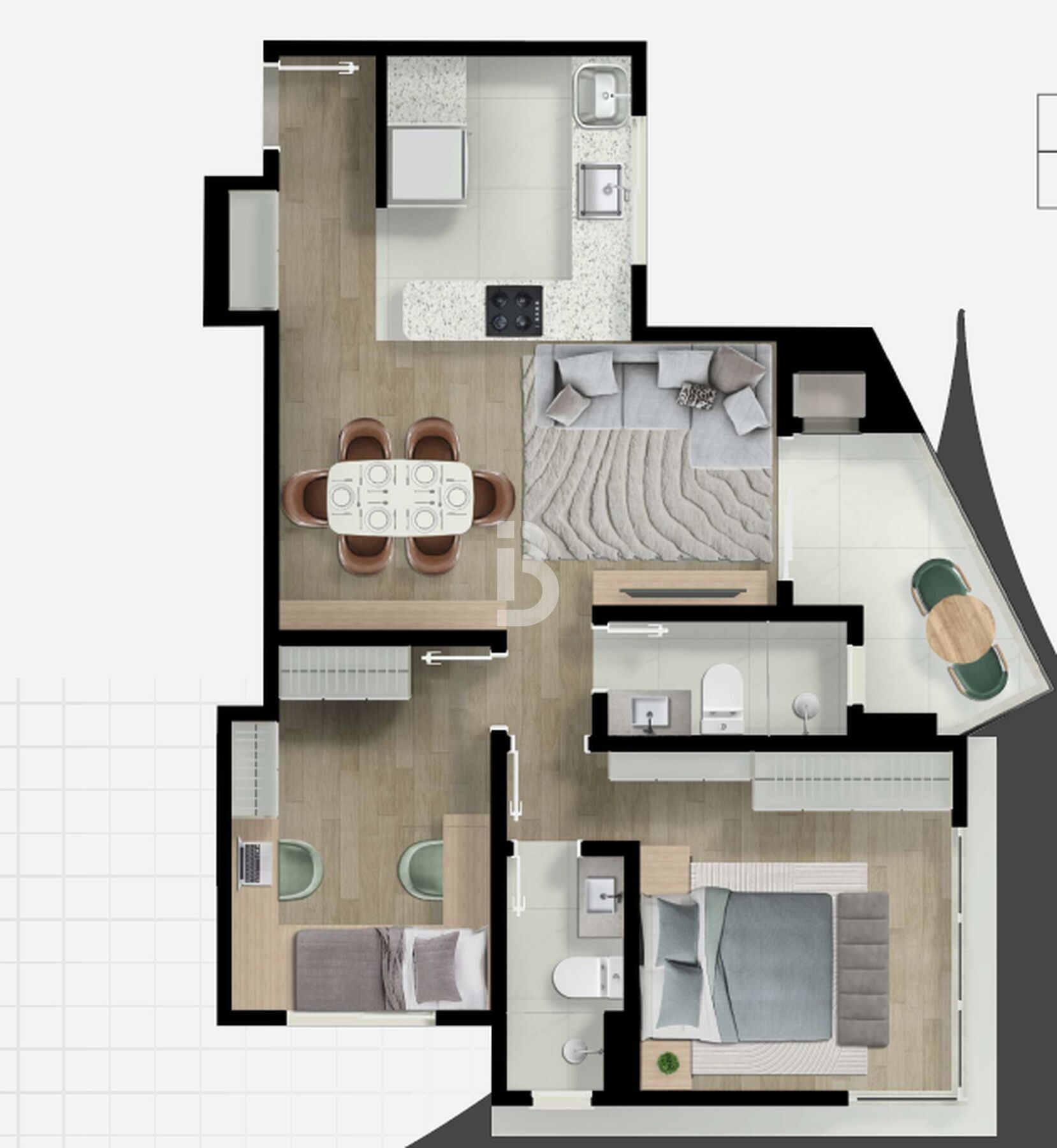 Apartamento, 2 quartos, 60 m² - Foto 31