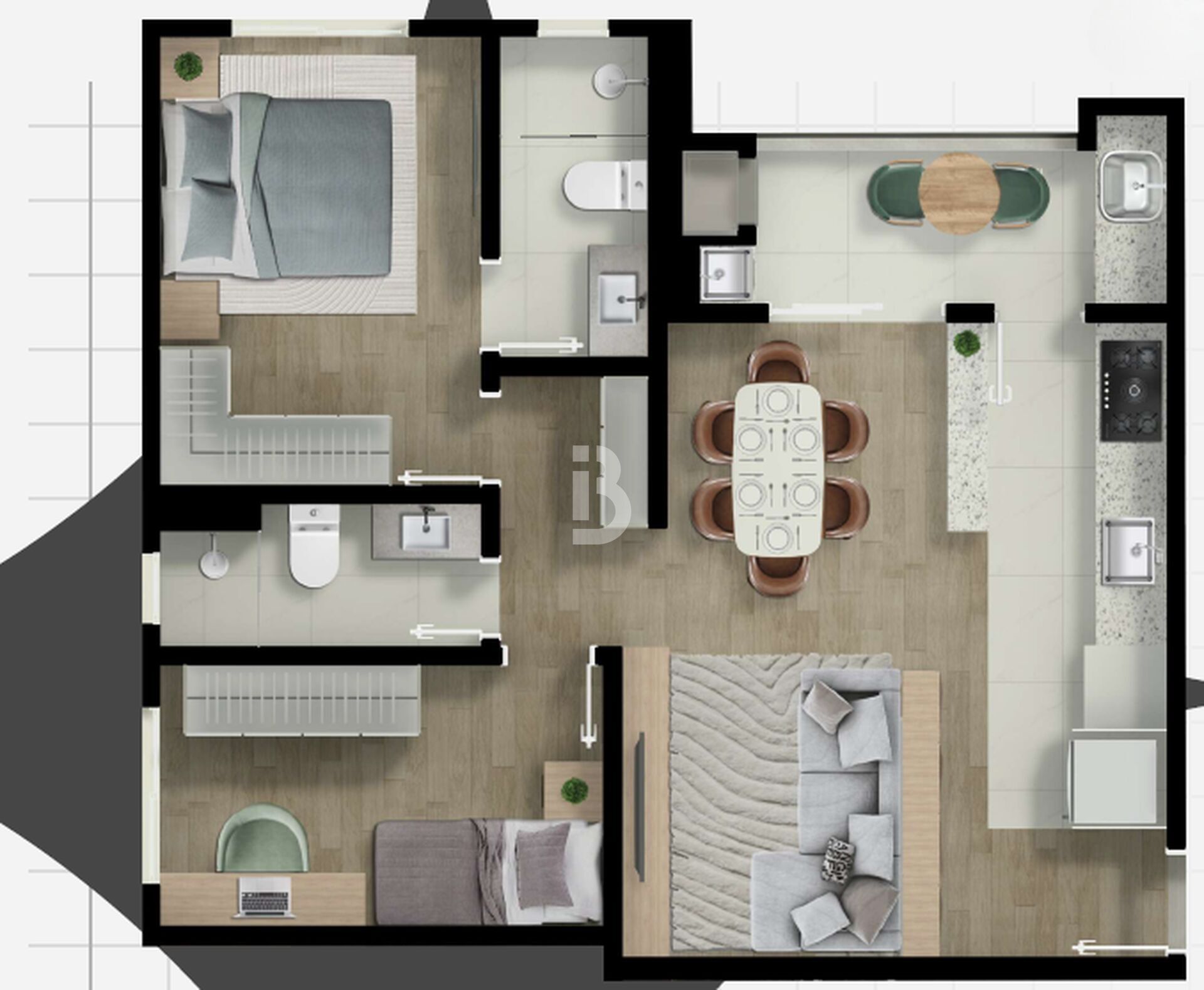 Apartamento, 2 quartos, 60 m² - Foto 30