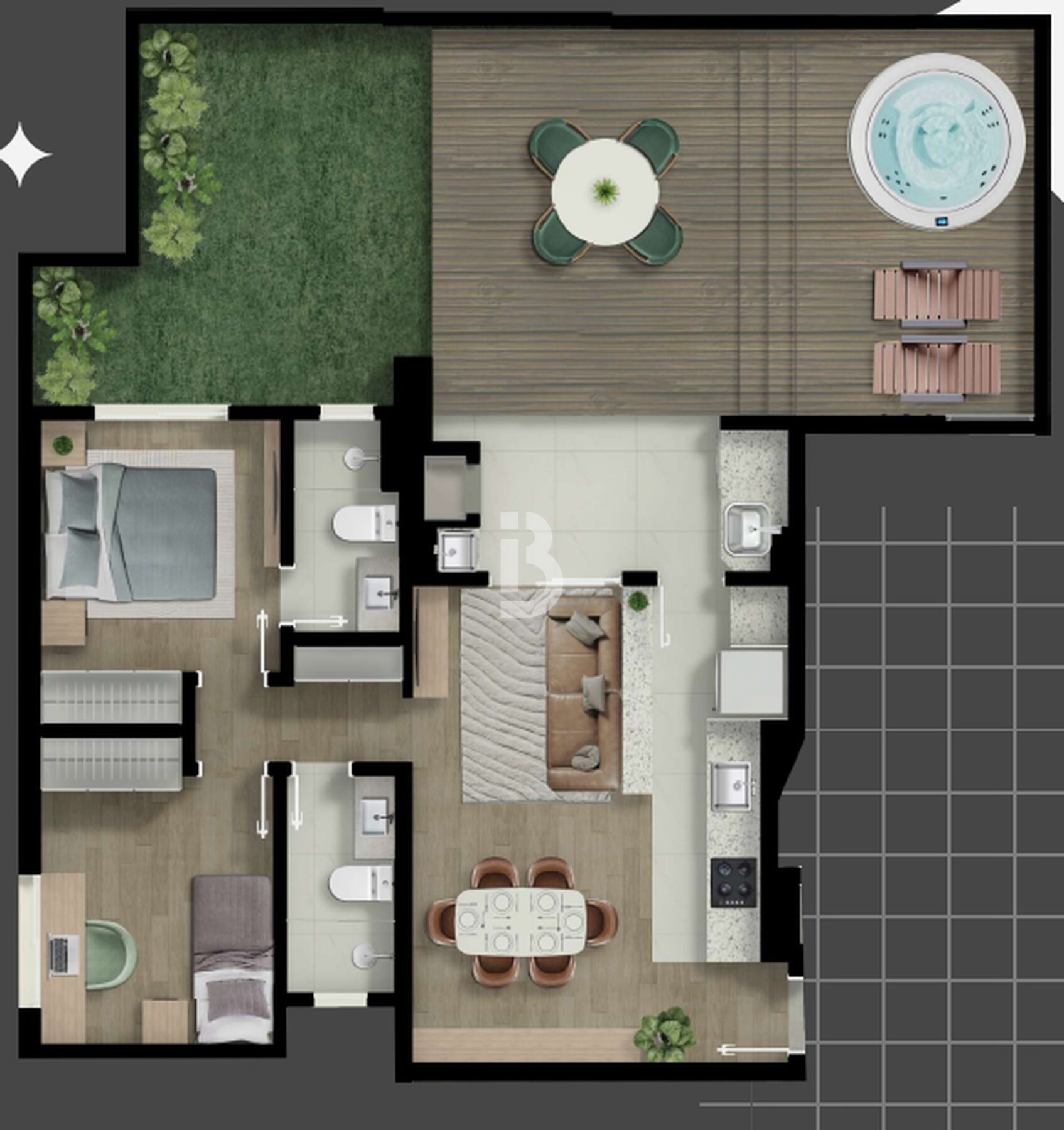 Apartamento, 2 quartos, 60 m² - Foto 32