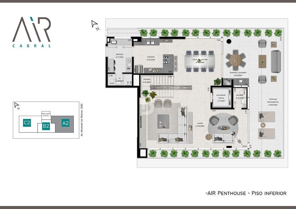 Apartamento à venda com 3 quartos, 202m² - Foto 37