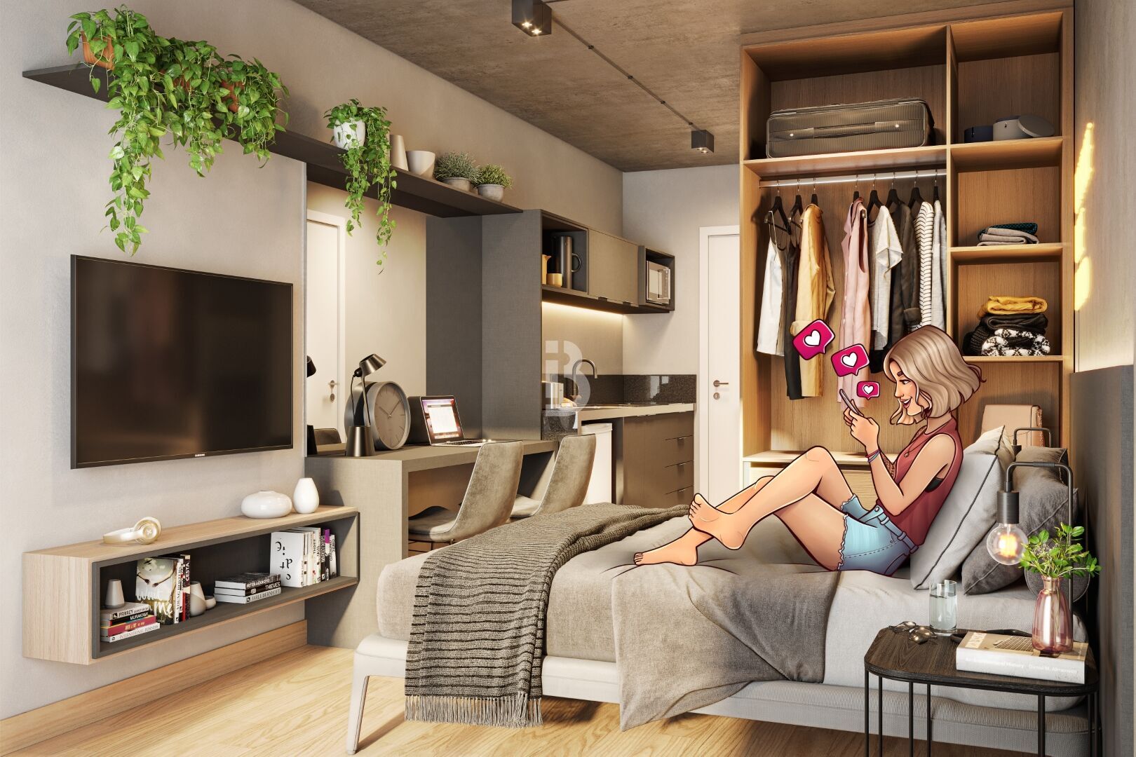 Apartamento, 1 quarto, 19 m² - Foto 9