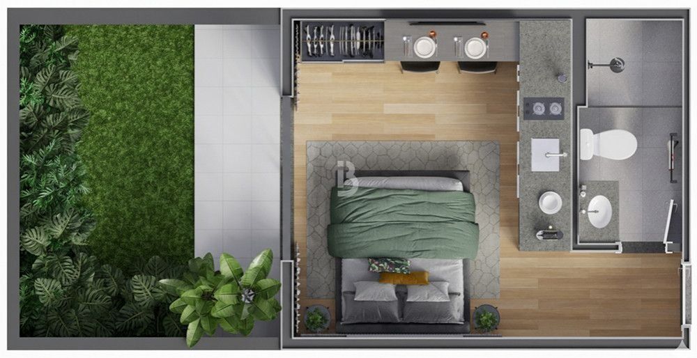 Apartamento, 1 quarto, 24 m² - Foto 31