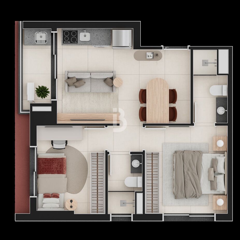 Apartamento, 1 quarto, 24 m² - Foto 15