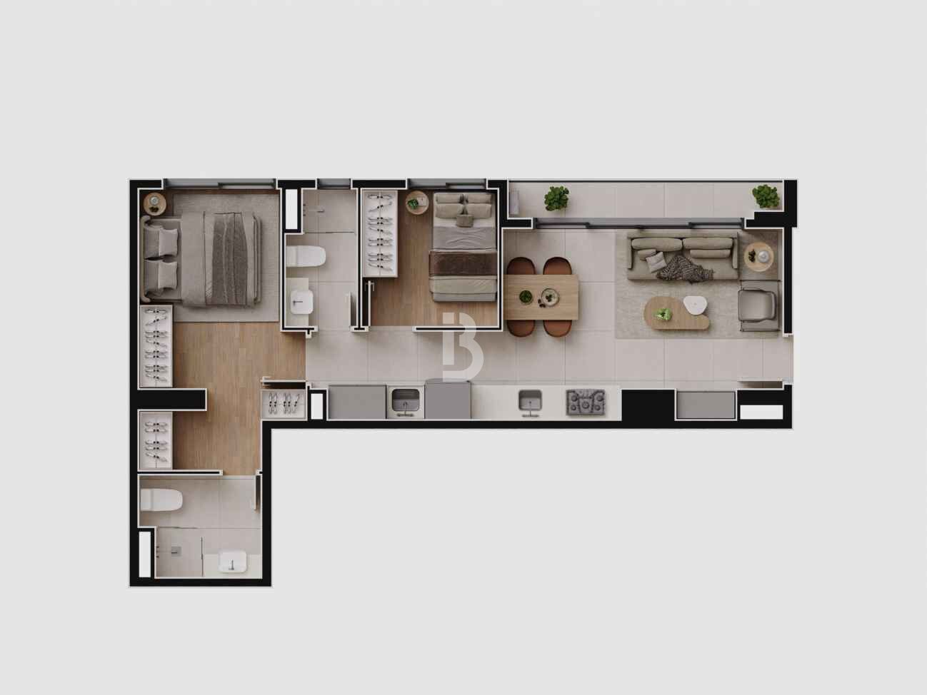 Apartamento, 2 quartos, 57 m² - Foto 25