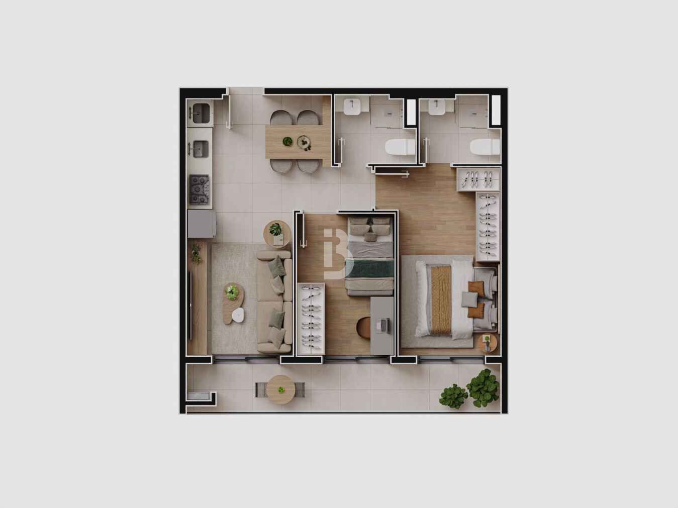 Apartamento, 2 quartos, 57 m² - Foto 28