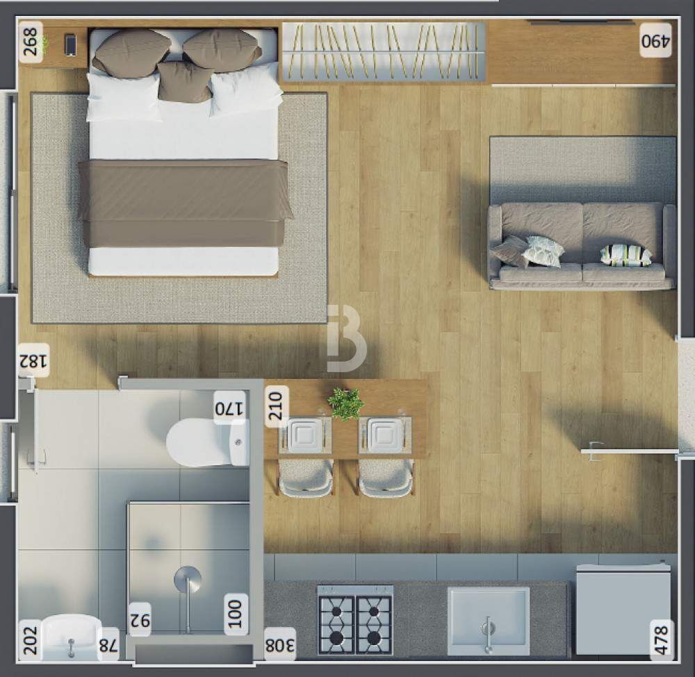 Apartamento, 2 quartos, 35 m² - Foto 39