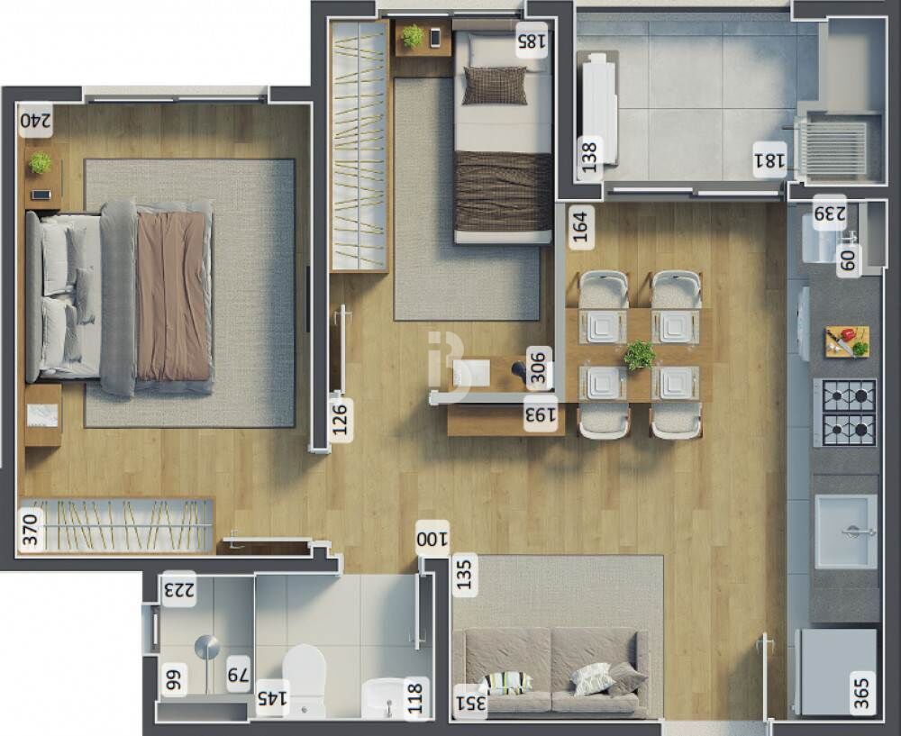 Apartamento, 2 quartos, 35 m² - Foto 35