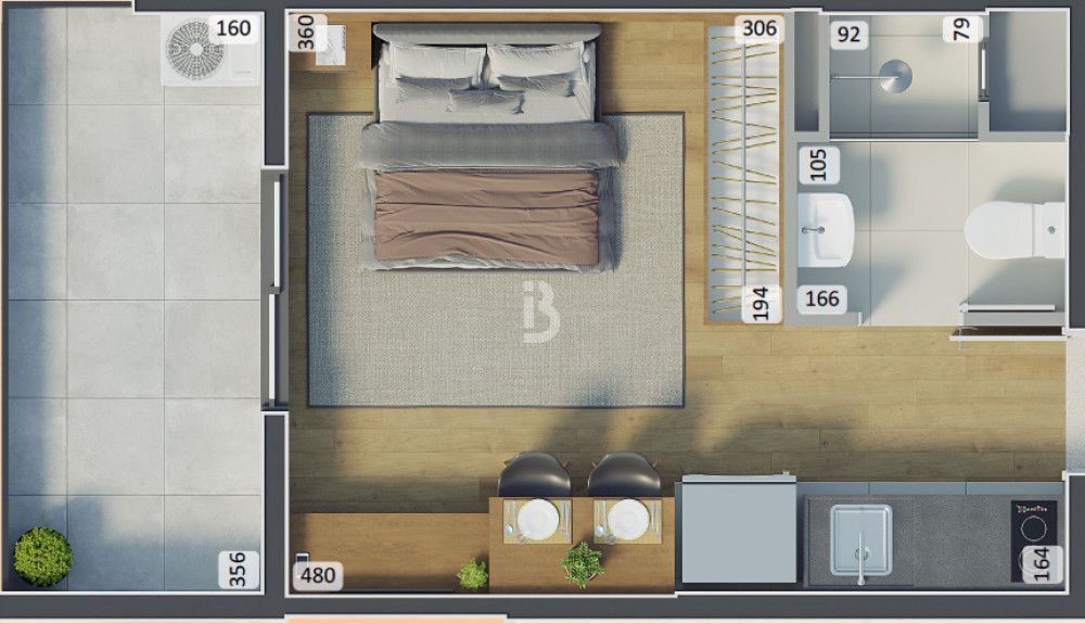 Apartamento, 2 quartos, 35 m² - Foto 40