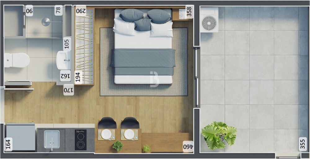 Apartamento, 2 quartos, 35 m² - Foto 44