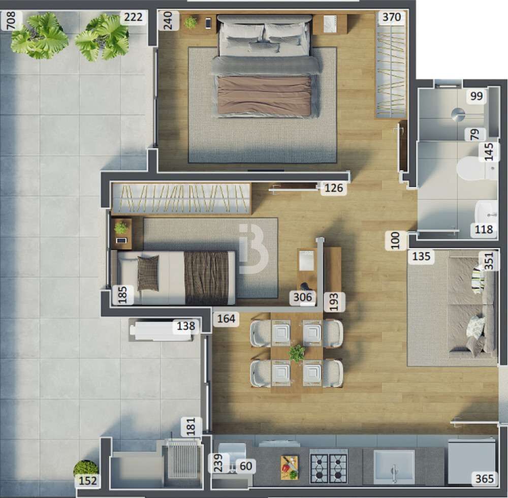 Apartamento, 2 quartos, 35 m² - Foto 51