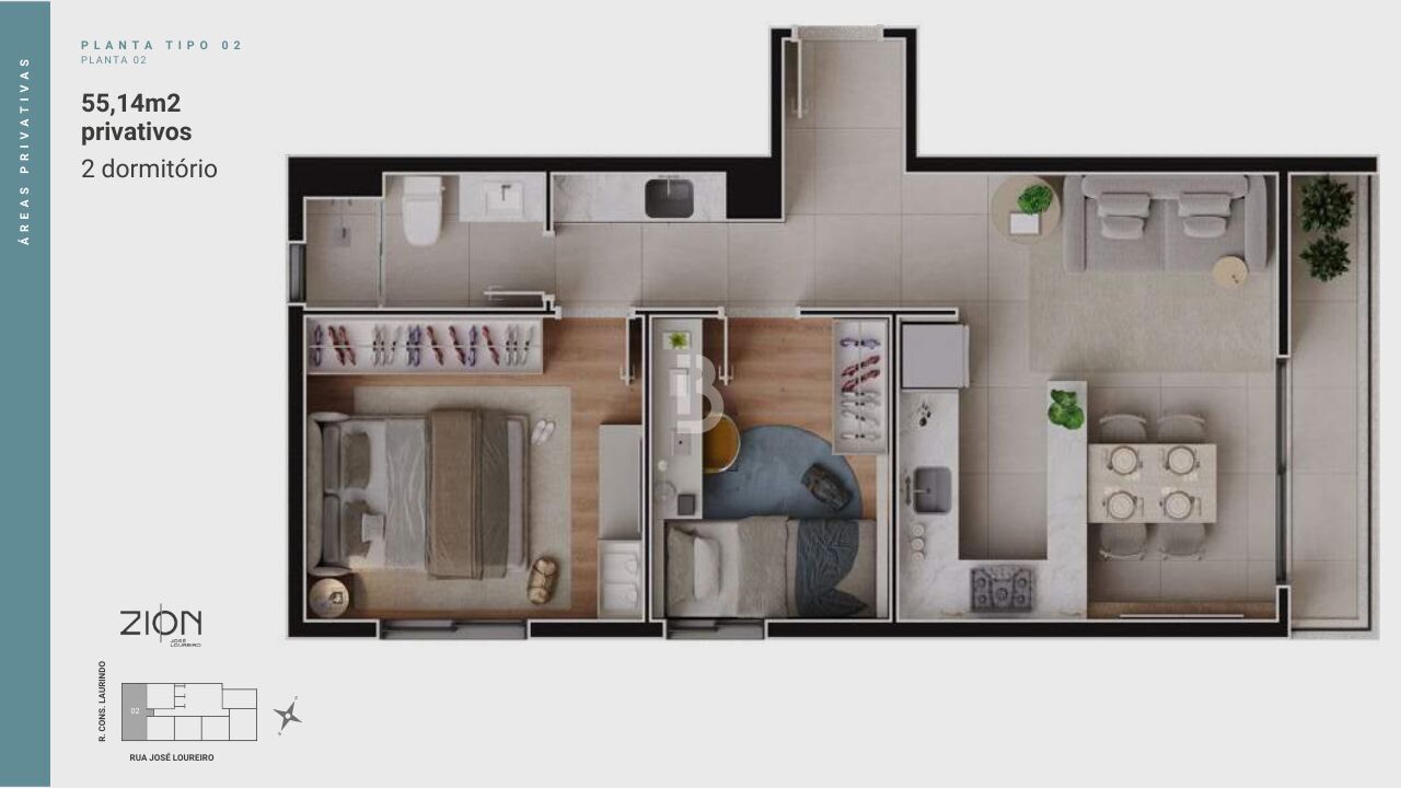 Apartamento, 1 quarto, 25 m² - Foto 16