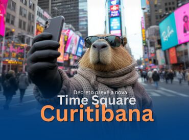 A "Times Square de Curitiba" Ganha Vida e Promete Agitar a Cidade