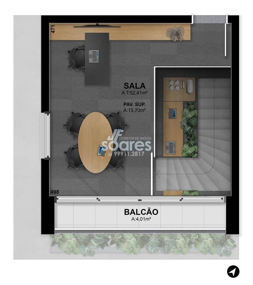 Conjunto Comercial-Sala à venda, 52m² - Foto 17