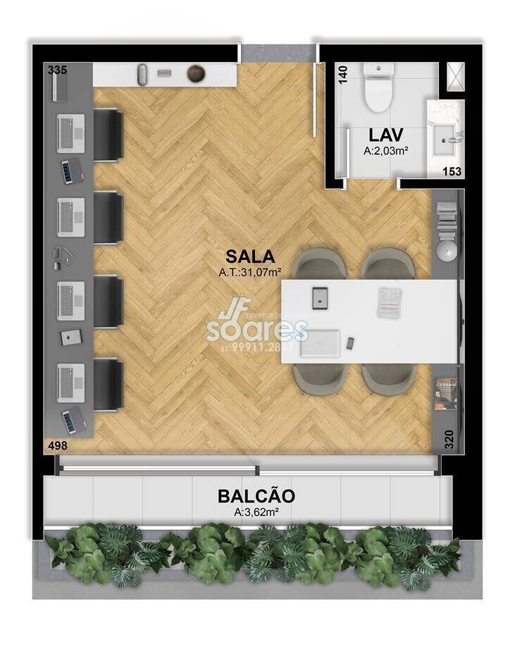 Conjunto Comercial-Sala à venda, 52m² - Foto 14