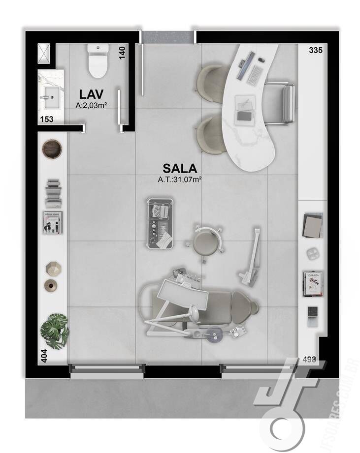Sala-Conjunto, 52 m² - Foto 11